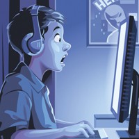 闇バイトの募集は、SNS、オンラインゲームのチャット機能、スマートフォンのアプリなどを通じて行われている＝ゲッティ