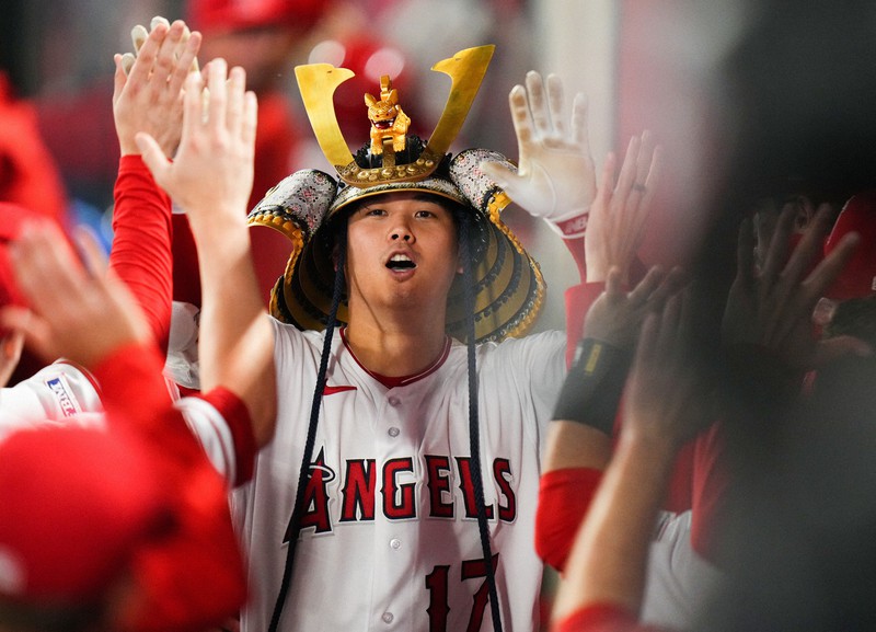 期間限定値下げ【かぶと・兜】大谷翔平にあやかって⚾️ ロサンゼルス・エンゼルスへ兜を提供しました - サムライストア