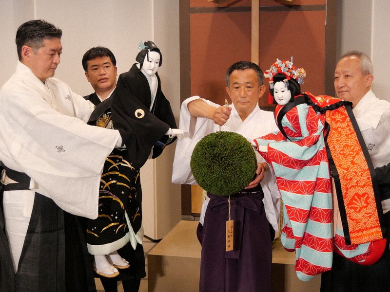 夏休み文楽特別公演で「妹背山婦女庭訓」四段目 「入鹿誅伐の段」まで