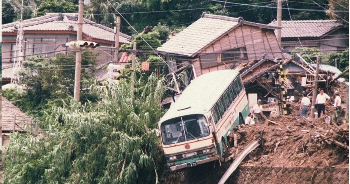 鹿児島 8・6豪雨水害から30年 市消防局が災害パネル展 被害状況、写真