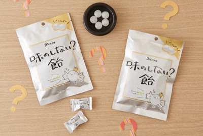 「虚無味」と話題の「味のしない？飴」＝ローソン提供