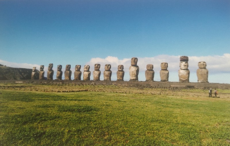 30年前にモアイ像修復 奈良の石工に届いたイースター島からの手紙