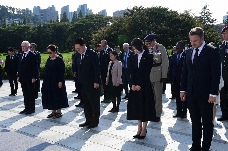 朝鮮戦争休戦70年 米韓も結束強調「自由守った」 釜山で式典 | 毎日新聞