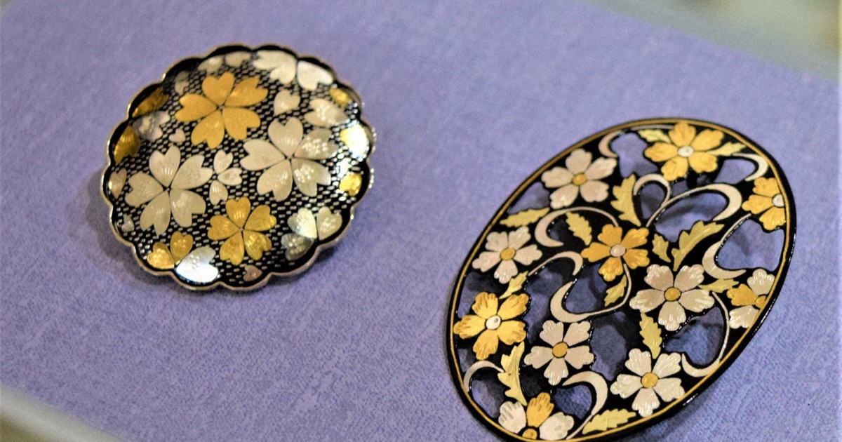 金銀模様、繊細の美 「京象嵌」ペンダント作り 京都の名店で体験