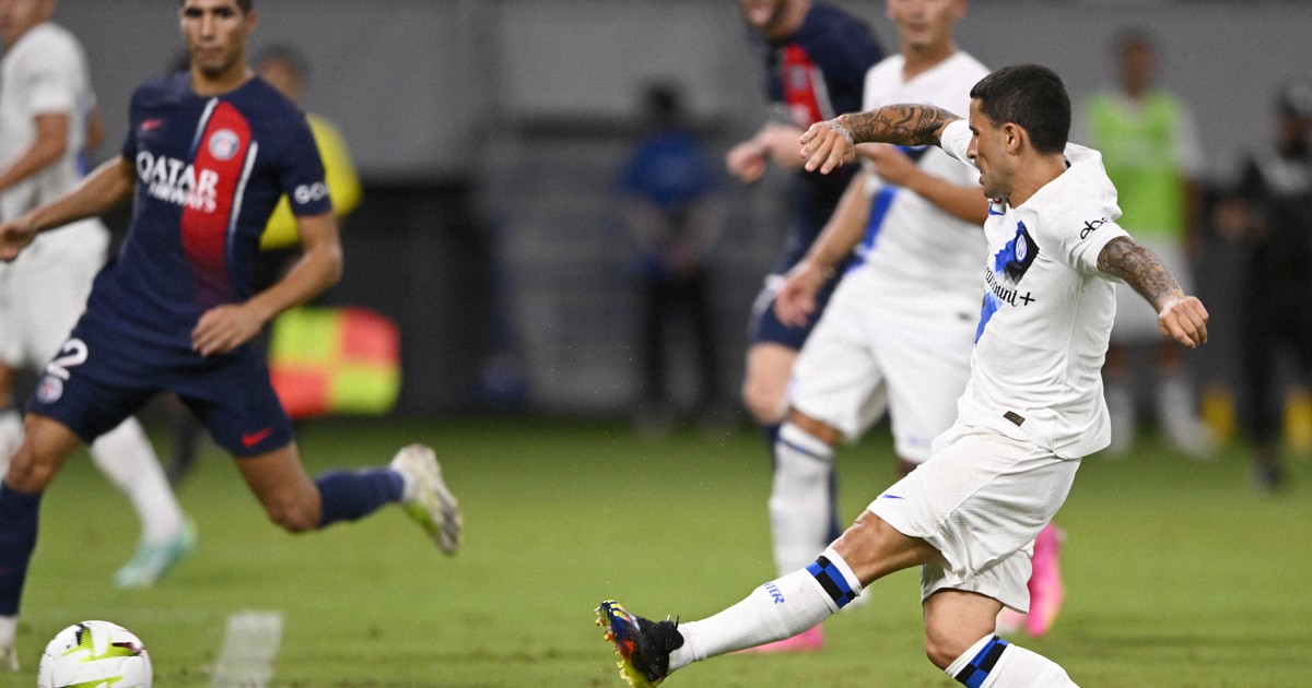 サッカー親善試合 パリ・サンジェルマン－インテル・ミラノ [写真特集1