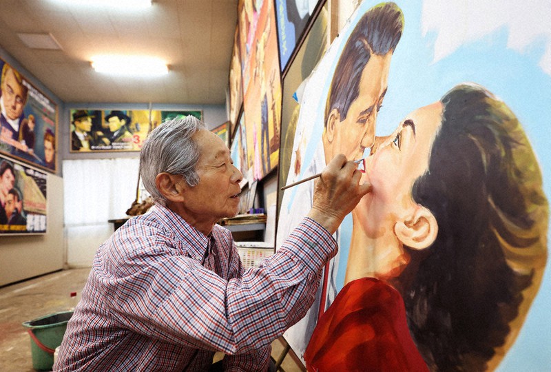 銀幕の浮世絵師 看板描き64年 情熱注ぐ 郡山 ／福島 | 毎日新聞