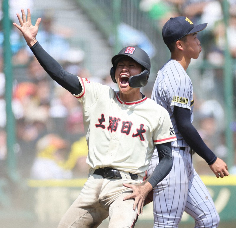 土浦日大ー上田西（1回戦）全国高校野球2023 夏の甲子園 [写真特集3/21