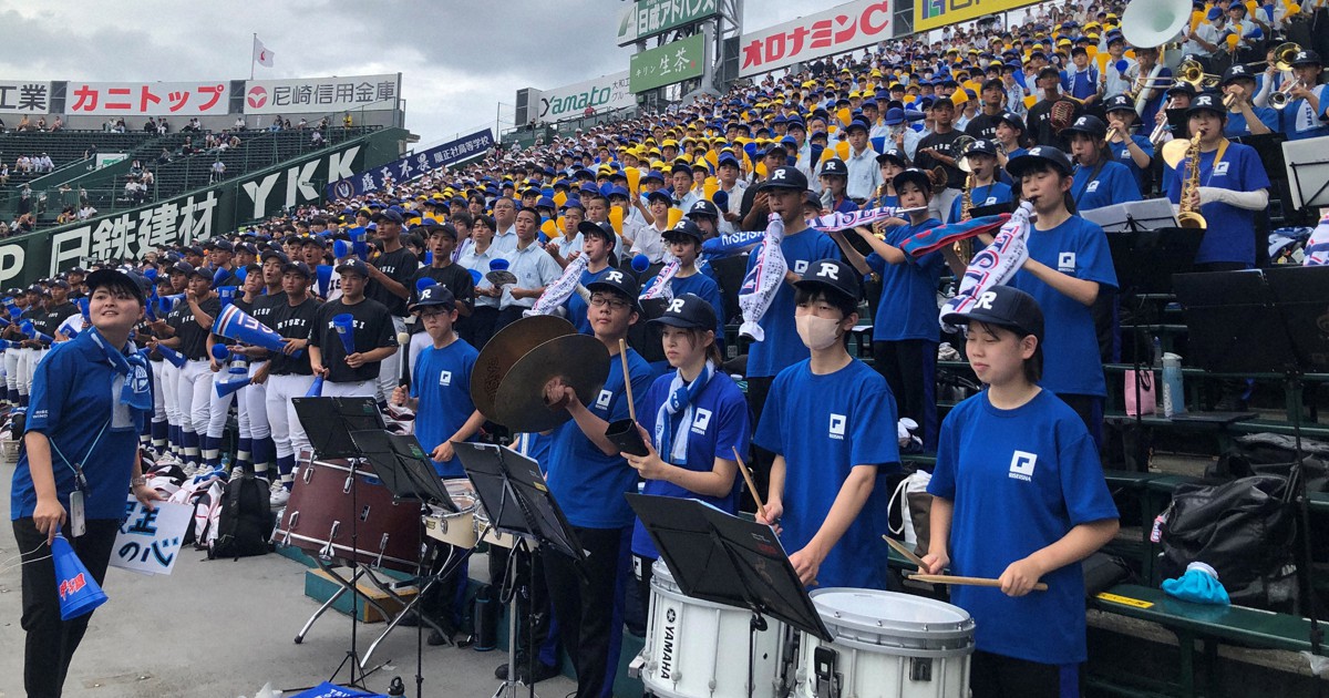 履正社吹奏楽部が阪神タイガースのチャンステーマ演奏 夏の