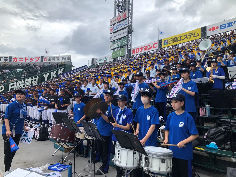 履正社吹奏楽部が阪神タイガースのチャンステーマ演奏 夏の甲子園