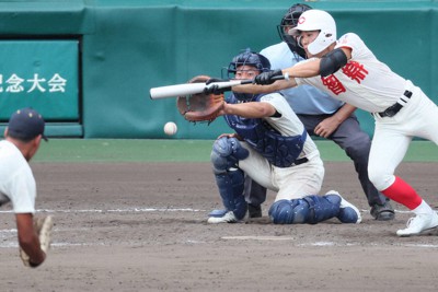 奈良大会で打席なしの智弁学園・谷口がサヨナラスクイズ 夏の甲子園