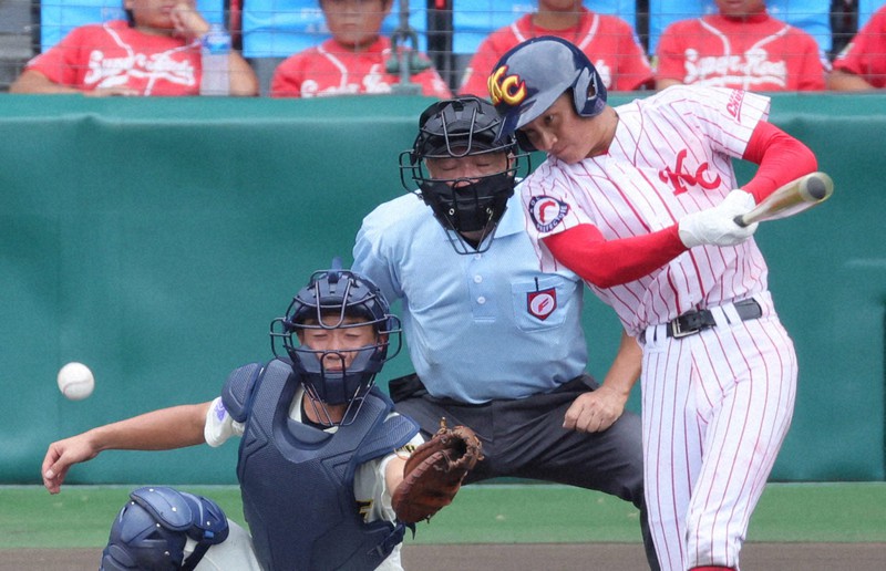 川之江－高知中央（1回戦）全国高校野球2023 夏の甲子園 [写真