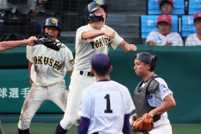 徳島商が前回8強の愛工大名電を降す 2回戦は智弁学園 夏の甲子園