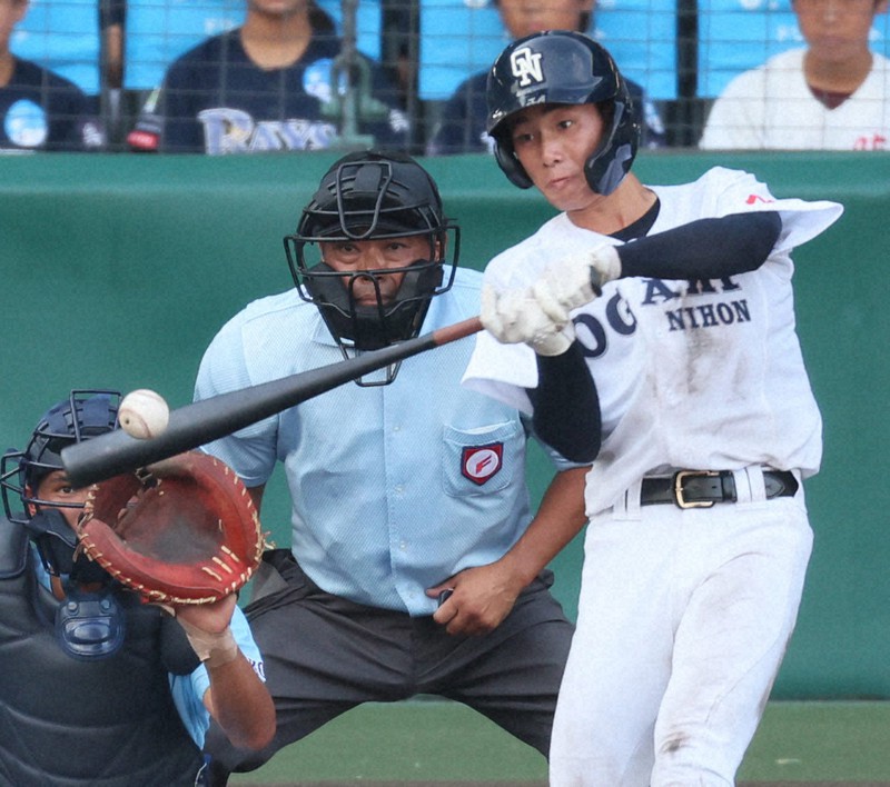 大垣日大高校試合用帽子甲子園大学 f_16704328.jpg