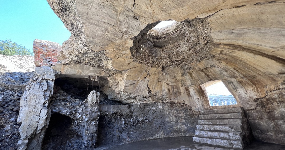 国内最大級か、明治期の穹窖砲台を確認 ドーム天井備え 淡路島 | 毎日新聞