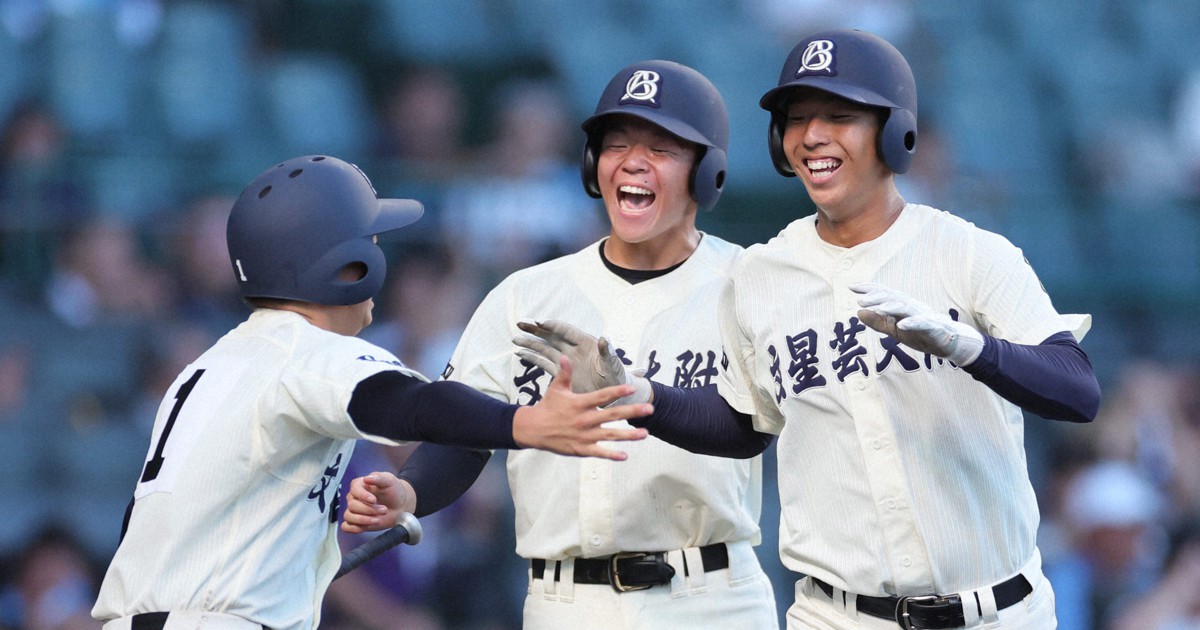 文星芸大付－宮崎学園（2回戦）全国高校野球2023 夏の甲子園 [写真特集