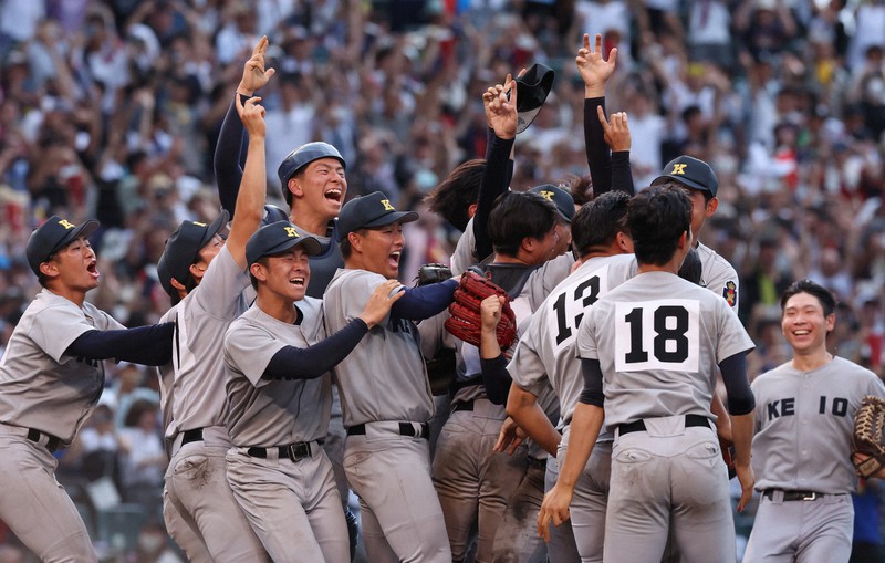 慶応ー仙台育英（決勝）全国高校野球2023 夏の甲子園 [写真特集1/80