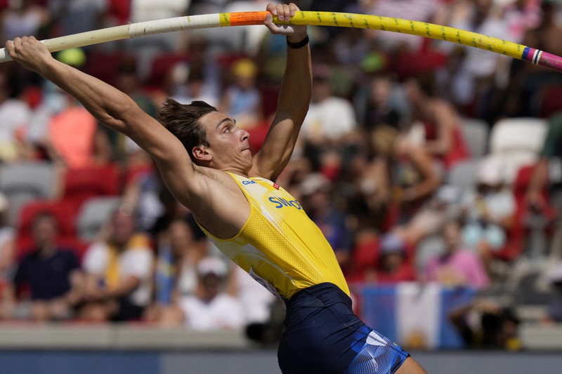 世界陸上 デュプランティス 直筆サイン 2L 棒高跳び 世界陸上 デュプランティス 直筆サイン A4 棒高跳び 世界記録