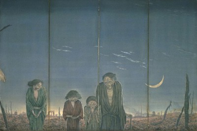 関東大震災描いた「災禍の跡」 池田遙邨 特集展示 100年機に、スケッチ