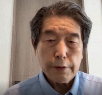 オンラインで毎日新聞のインタビューに答える橘川武郎・東京大学・一橋大学名誉教授