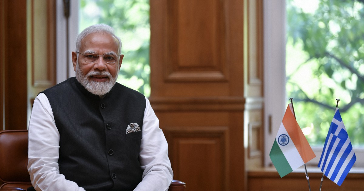 希少】モディ インド首相グジャラート州首相時代日本語名刺（落書きあり）