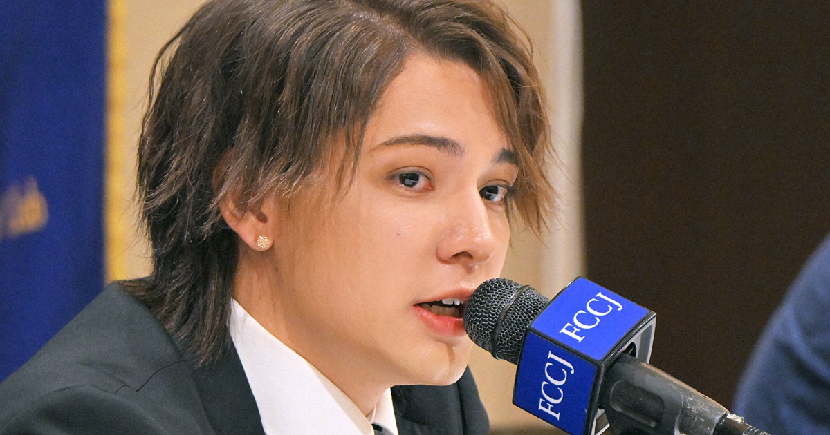 岡本カウアン 被害告発のカウアンさん「少し心が楽に」 ジャニーズ事務所会見 | 毎日新聞
