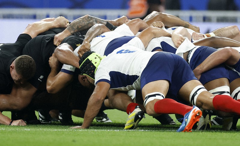 Allez!!：開催国・フランス、スクラムで圧倒 後押しした大合唱