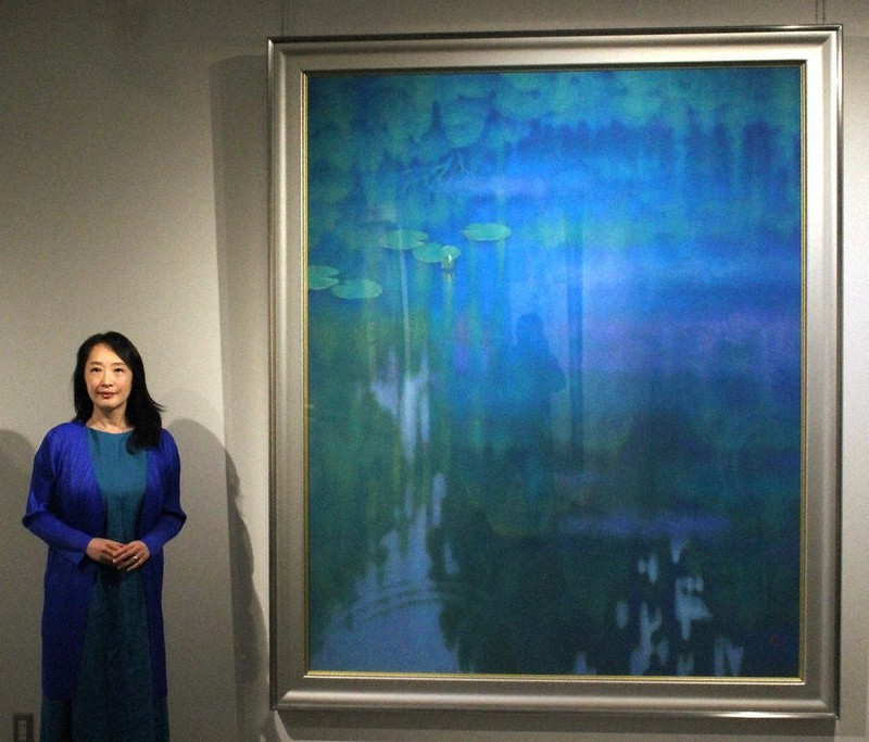 佐藤太清生誕110年展 水の表現、由良川を源に 福知山 ／京都 | 毎日新聞