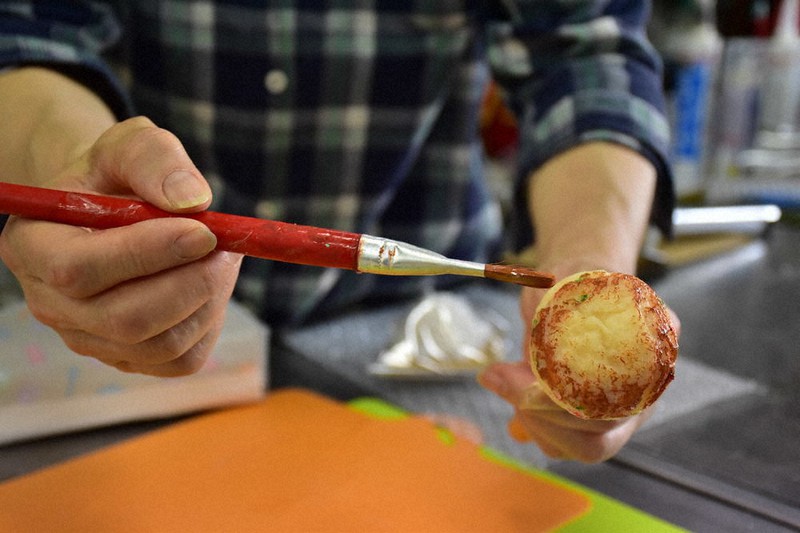 訪ねてみました：森野サンプル＝大阪市平野区 おいしそうに見える