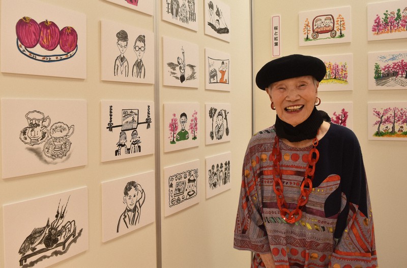 【リクエスト＆コメントページ】今年８９歳になるおばあちゃんの鉛筆画 イラスト絵画 93歳「ばあば画伯」イラスト健康法 紙の上にも3年、かなえた夢 | 毎日新聞