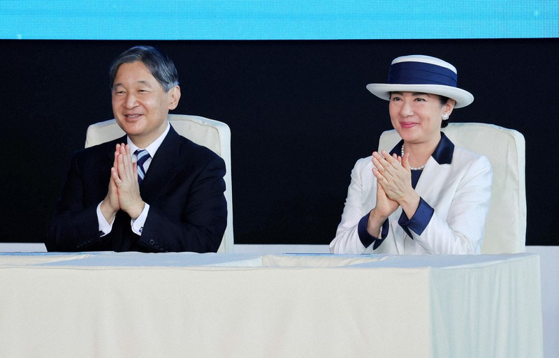 天皇、皇后両陛下が「豊かな海づくり大会」ご出席 [写真特集5/19] 毎日新聞