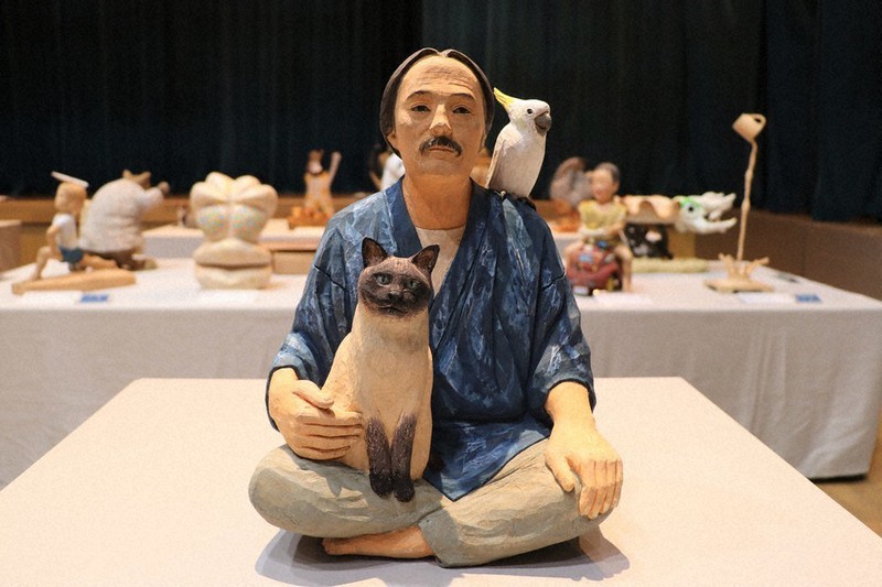 公募展木彫フォークアートおおや」 愛知・渡辺さん、文科大臣賞 養父