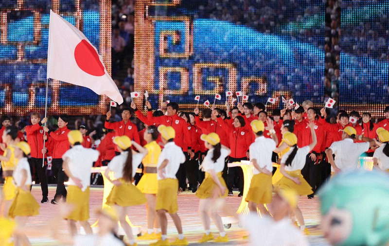 マスクなし入場行進 杭州アジア大会開幕 「ゼロコロナ政策」解除