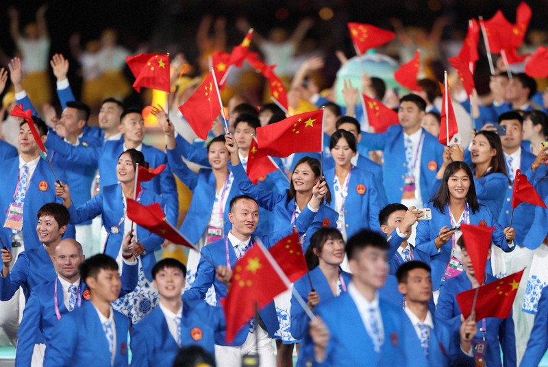 杭州アジア大会が開幕 [写真特集1/26] | 毎日新聞