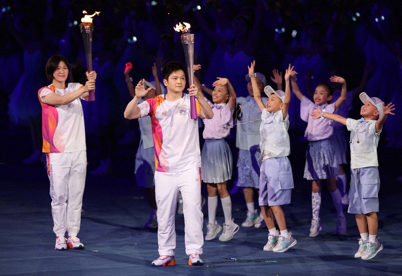 杭州アジア大会が開幕 [写真特集1/26] | 毎日新聞