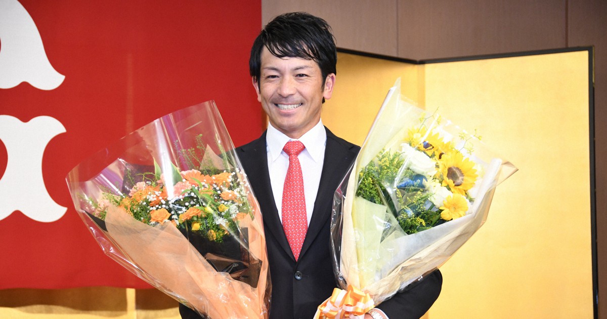 18年間は「100熱男」 松田宣浩選手、らしさ全開の引退会見 [写真特集1