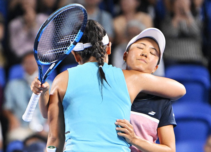 女子テニス 穂積・二宮組は準優勝 東レ・パンパシフィックOP [写真特集