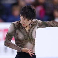 男子3位となった佐藤駿のフリーの演技＝米アレンで2023年10月21日、猪飼健史撮影