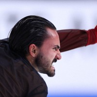 男子フリーで演技するフランスのケビン・エイモズ＝米アレンで2023年10月21日、猪飼健史撮影