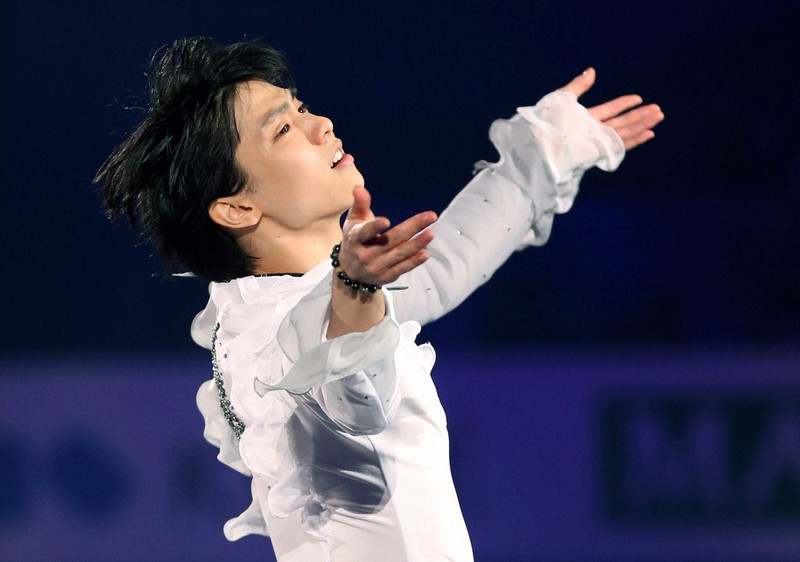 24色のペン：羽生結弦・2013GPF福岡エキシビション [写真特集1