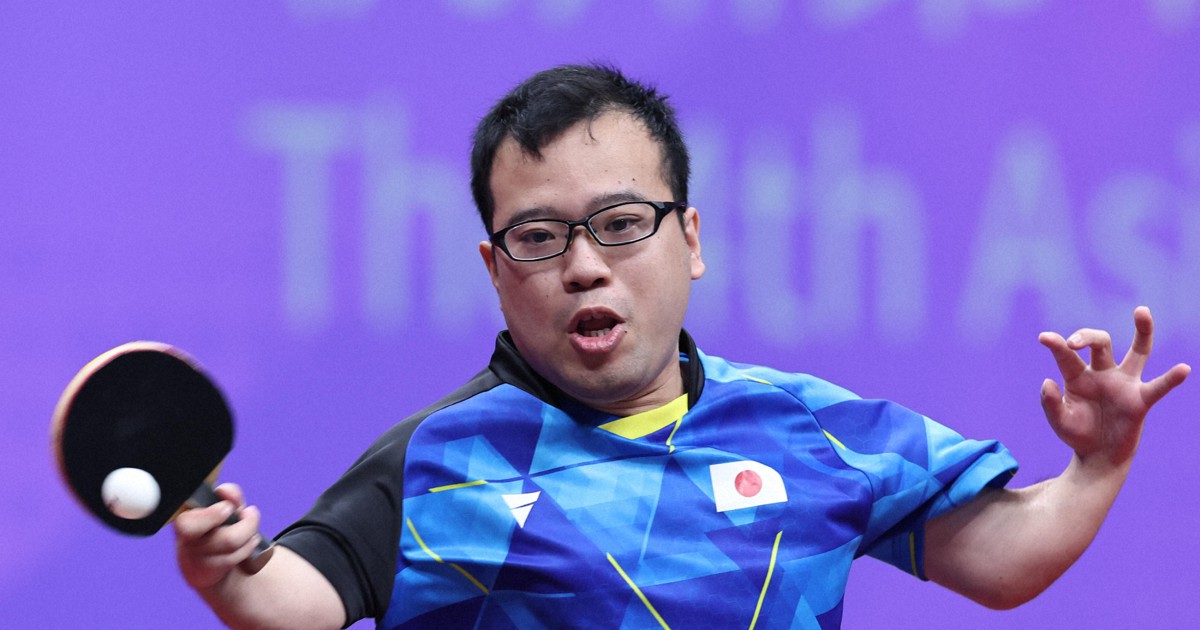 卓球・八木克勝が勝利よりこだわるもの 杭州アジアパラ大会 | 毎日新聞