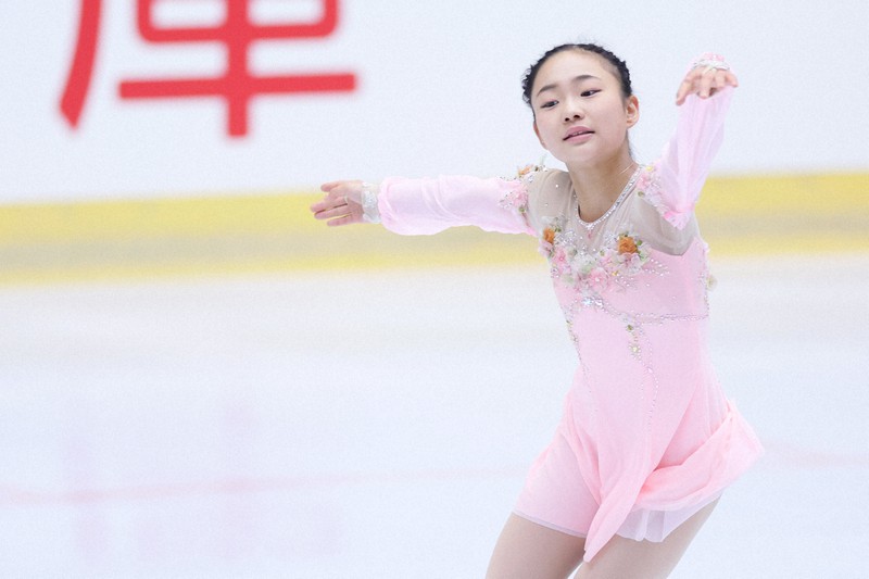 フィギュアスケート西日本選手権 ジュニア女子SP [写真特集1/18