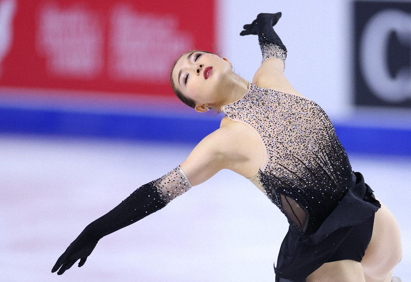 リンクサイド：貫禄Vの坂本花織「まさにFeeling Good」 スケートカナダ