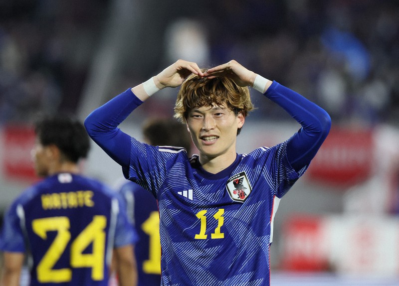 古橋亨梧 日本代表 ユニフォーム