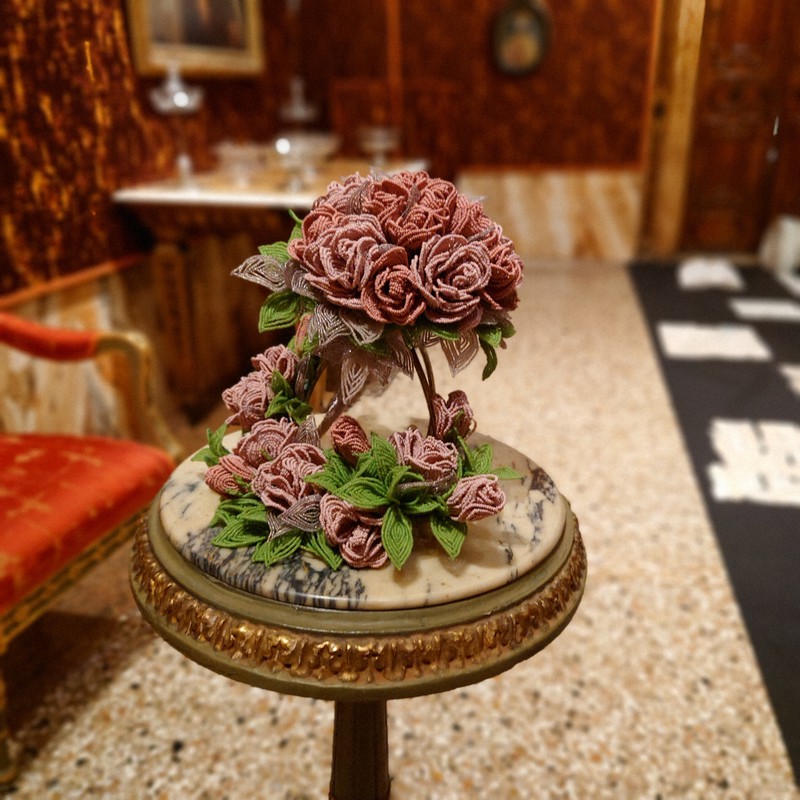 ガラスビーズで桜やバラ… 千葉市の女性がイタリアで「最高賞」受賞