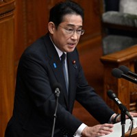 衆院本会議で所信表明演説をする岸田文雄首相＝国会内で2023年10月23日午後1時15分、竹内幹撮影