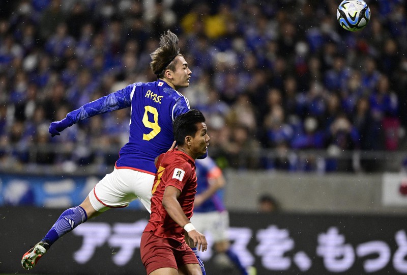 上田綺世「FWの本質」体現したハットトリック W杯アジア2次予選 | 毎日新聞