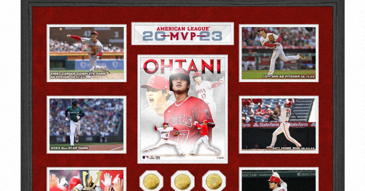 定価11万】大谷翔平 2023 MVP受賞記念 プレミアムMEGAフォトミント