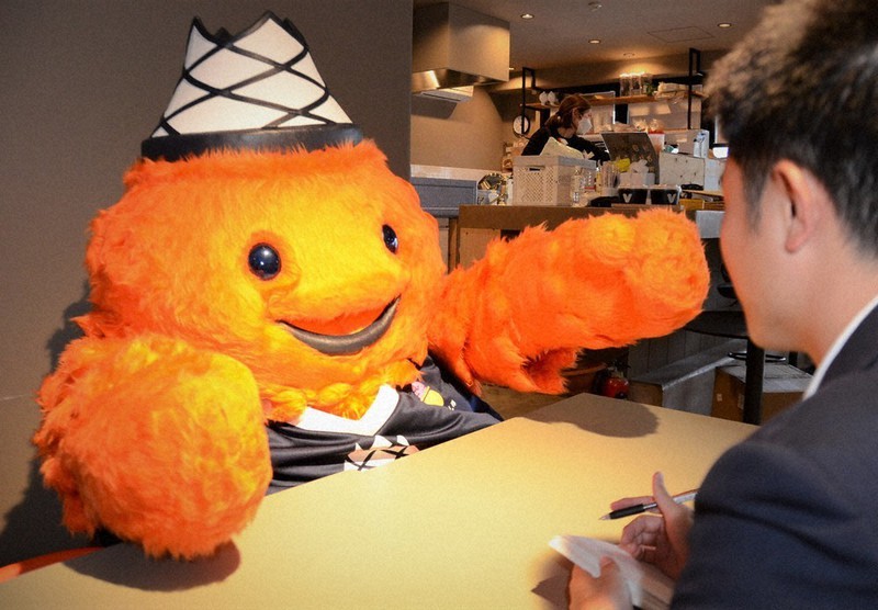 バスケットボール B2 ベルテックス静岡マスコット、毎日新聞記者が直撃