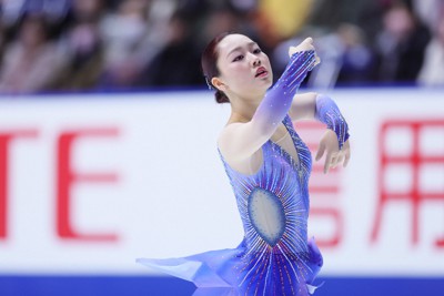 リンクサイド：樋口新葉9位「挑戦を選んで良かった」 フィギュア