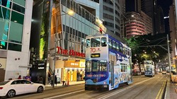 香港島を走る香港トラム
